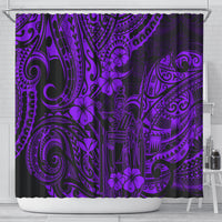 hawaii-king-kamehameha-shower-curtain-polynesian-pattern-purple-version