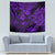 Hawaii King Kamehameha Tapestry Polynesian Pattern Purple Version - Wonder Print Shop