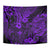 Hawaii King Kamehameha Tapestry Polynesian Pattern Purple Version - Wonder Print Shop