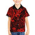 Hawaii King Kamehameha Kid Hawaiian Shirt Polynesian Pattern Red Version - Wonder Print Shop