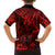 Hawaii King Kamehameha Kid Hawaiian Shirt Polynesian Pattern Red Version - Wonder Print Shop