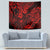 Hawaii King Kamehameha Tapestry Polynesian Pattern Red Version - Wonder Print Shop