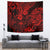 Hawaii King Kamehameha Tapestry Polynesian Pattern Red Version - Wonder Print Shop
