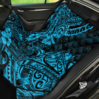Hawaii King Kamehameha Back Car Seat Cover Polynesian Pattern Sky Blue Version - Wonder Print Shop