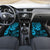 Hawaii King Kamehameha Car Mats Polynesian Pattern Sky Blue Version - Wonder Print Shop