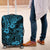 Hawaii King Kamehameha Luggage Cover Polynesian Pattern Sky Blue Version - Wonder Print Shop