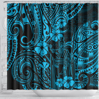 hawaii-king-kamehameha-shower-curtain-polynesian-pattern-sky-blue-version