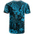 Hawaii King Kamehameha T Shirt Polynesian Pattern Sky Blue Version - Wonder Print Shop