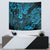 Hawaii King Kamehameha Tapestry Polynesian Pattern Sky Blue Version - Wonder Print Shop