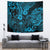 Hawaii King Kamehameha Tapestry Polynesian Pattern Sky Blue Version - Wonder Print Shop