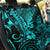 Hawaii King Kamehameha Back Car Seat Cover Polynesian Pattern Turquoise Version - Wonder Print Shop