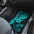 Hawaii King Kamehameha Car Mats Polynesian Pattern Turquoise Version - Wonder Print Shop