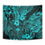 Hawaii King Kamehameha Tapestry Polynesian Pattern Turquoise Version - Wonder Print Shop