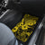 Hawaii King Kamehameha Car Mats Polynesian Pattern Yellow Version - Wonder Print Shop