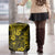 Hawaii King Kamehameha Luggage Cover Polynesian Pattern Yellow Version - Wonder Print Shop