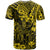 Hawaii King Kamehameha T Shirt Polynesian Pattern Yellow Version - Wonder Print Shop