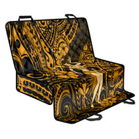 Hawaii Hula Girl Back Car Seat Cover Polynesian Pattern Gold Version - Wonder Print Shop
