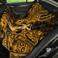 Hawaii Hula Girl Back Car Seat Cover Polynesian Pattern Gold Version - Wonder Print Shop