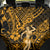 Hawaii Hula Girl Back Car Seat Cover Polynesian Pattern Gold Version - Wonder Print Shop