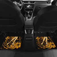 Hawaii Hula Girl Car Mats Polynesian Pattern Gold Version - Wonder Print Shop