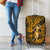 Hawaii Hula Girl Luggage Cover Polynesian Pattern Gold Version - Wonder Print Shop