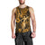 Hawaii Hula Girl Men Tank Top Polynesian Pattern Gold Version - Wonder Print Shop