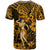 Hawaii Hula Girl T Shirt Polynesian Pattern Gold Version - Wonder Print Shop