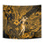 Hawaii Hula Girl Tapestry Polynesian Pattern Gold Version - Wonder Print Shop