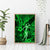 Hawaii Hula Girl Canvas Wall Art Polynesian Pattern Green Version - Wonder Print Shop