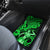 Hawaii Hula Girl Car Mats Polynesian Pattern Green Version - Wonder Print Shop