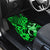 Hawaii Hula Girl Car Mats Polynesian Pattern Green Version - Wonder Print Shop