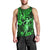 Hawaii Hula Girl Men Tank Top Polynesian Pattern Green Version - Wonder Print Shop