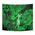 Hawaii Hula Girl Tapestry Polynesian Pattern Green Version - Wonder Print Shop