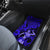 Hawaii Hula Girl Car Mats Polynesian Pattern Navy Blue Version - Wonder Print Shop