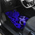 Hawaii Hula Girl Car Mats Polynesian Pattern Navy Blue Version - Wonder Print Shop