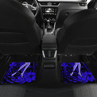 Hawaii Hula Girl Car Mats Polynesian Pattern Navy Blue Version - Wonder Print Shop