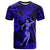 Hawaii Hula Girl T Shirt Polynesian Pattern Navy Blue Version - Wonder Print Shop