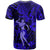 Hawaii Hula Girl T Shirt Polynesian Pattern Navy Blue Version - Wonder Print Shop