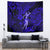 Hawaii Hula Girl Tapestry Polynesian Pattern Navy Blue Version - Wonder Print Shop