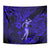 Hawaii Hula Girl Tapestry Polynesian Pattern Navy Blue Version - Wonder Print Shop