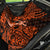 Hawaii Hula Girl Back Car Seat Cover Polynesian Pattern Orange Version - Wonder Print Shop