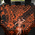 Hawaii Hula Girl Back Car Seat Cover Polynesian Pattern Orange Version - Wonder Print Shop