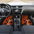 Hawaii Hula Girl Car Mats Polynesian Pattern Orange Version - Wonder Print Shop