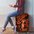Hawaii Hula Girl Luggage Cover Polynesian Pattern Orange Version - Wonder Print Shop