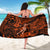Hawaii Hula Girl Sarong Polynesian Pattern Orange Version - Wonder Print Shop