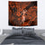 Hawaii Hula Girl Tapestry Polynesian Pattern Orange Version - Wonder Print Shop