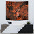 Hawaii Hula Girl Tapestry Polynesian Pattern Orange Version - Wonder Print Shop