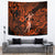 Hawaii Hula Girl Tapestry Polynesian Pattern Orange Version - Wonder Print Shop