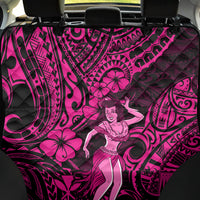 Hawaii Hula Girl Back Car Seat Cover Polynesian Pattern Pink Version - Wonder Print Shop