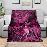 hawaii-hula-girl-blanket-polynesian-pattern-pink-version